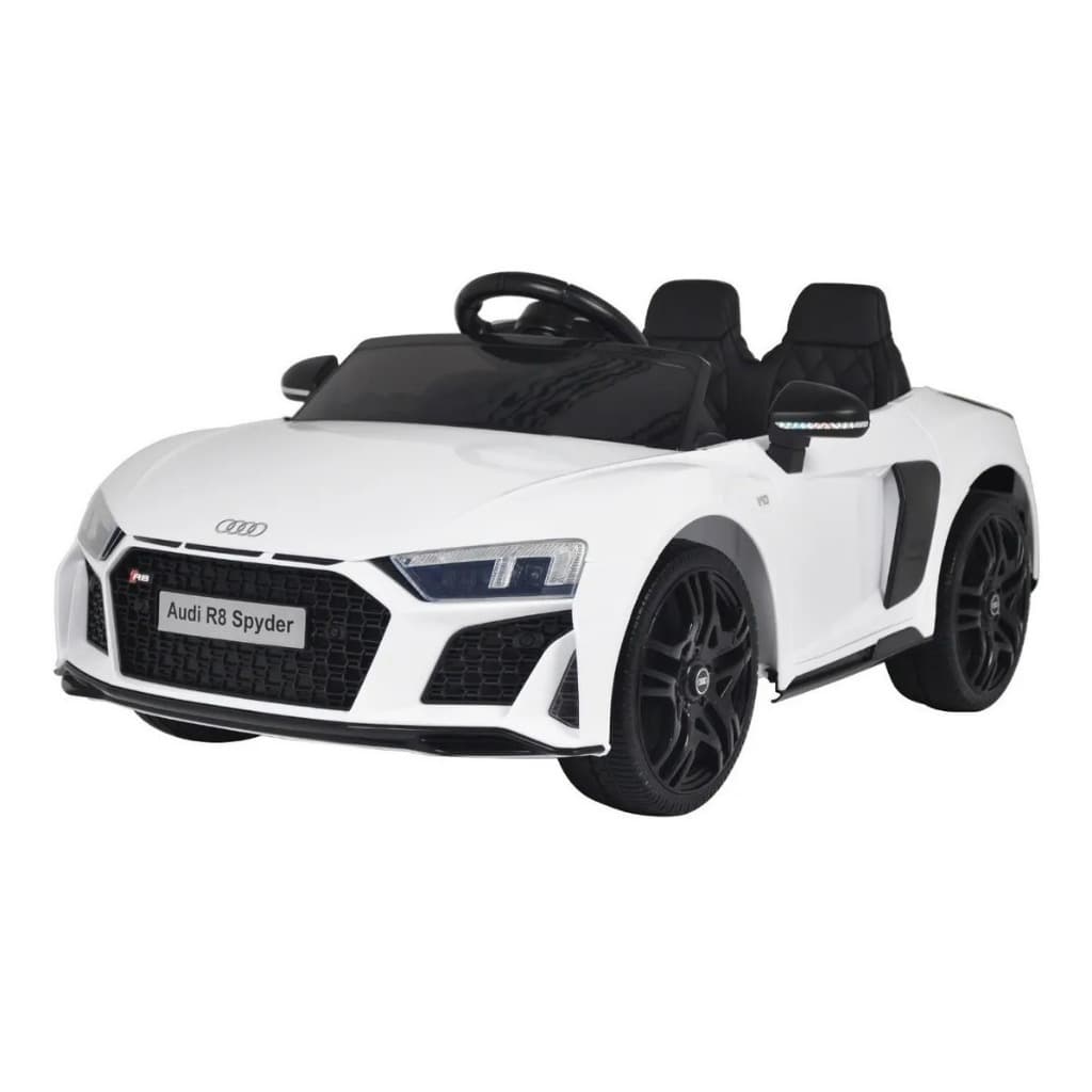Carrinho Elétrico Infantil Audi R8 Com Controle Remoto Farol Luz 12v Som Usb