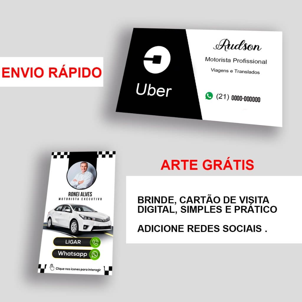 Cartão de Visita Colorido Frente ( Brinde Cartão Digital Grátis )