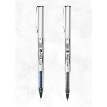 Caneta Gel 0.5mm Flow Azul - Preta Tilibra