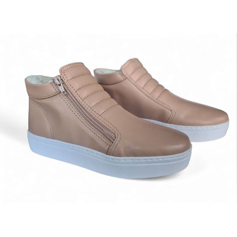 Bota de Inverno Lã e Pelo Feminina Frio.