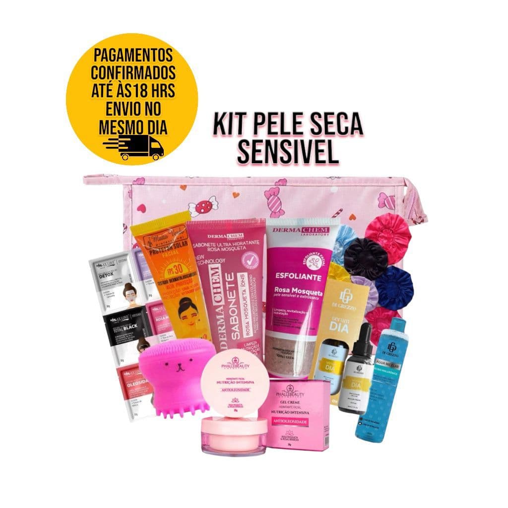 Kit Limpeza de Pele Skincare Completo Super Promoção
