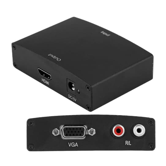 ￼Conversor Adaptador Digital Hwh2058 Vga Para Hdmi Tv Pc Conversor