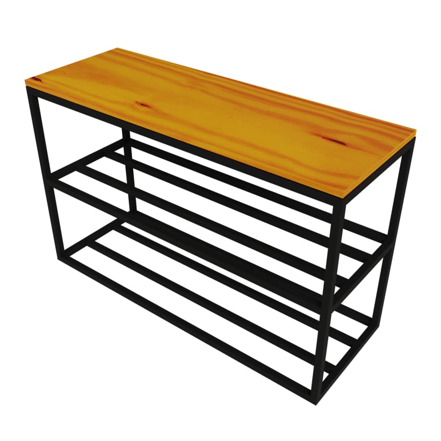 Sapateira Estilo Industrial - 30 X 80 Cm melhor Frete Aqui também temos 30x50 e 30x60