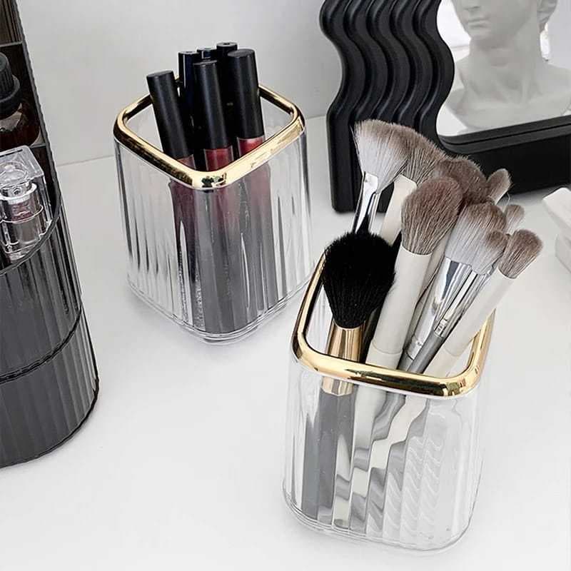 Organizador de maquiagem mesa para pincéis de maquiagem caneta lápis batom