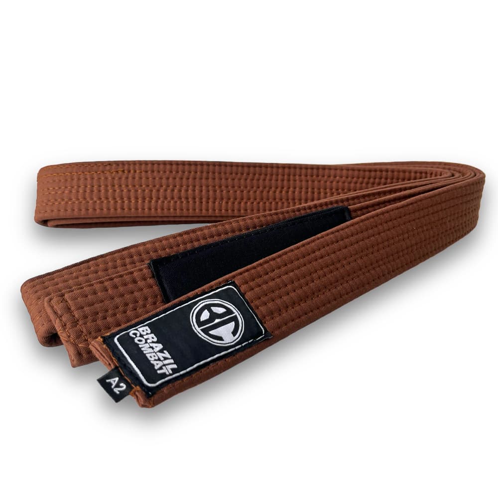 Faixa Marrom Brazil Combat BJJ Jiu Jitsu Ponta Preta