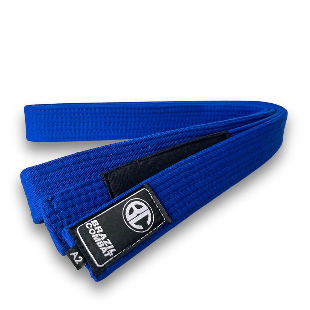 Faixa Azul Royal Brazil Combat BJJ Jiu Jitsu Ponta Preta