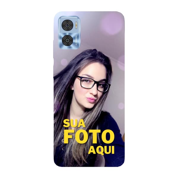 Capinha para Moto E22 Anti Impacto Personalizada - Com Foto