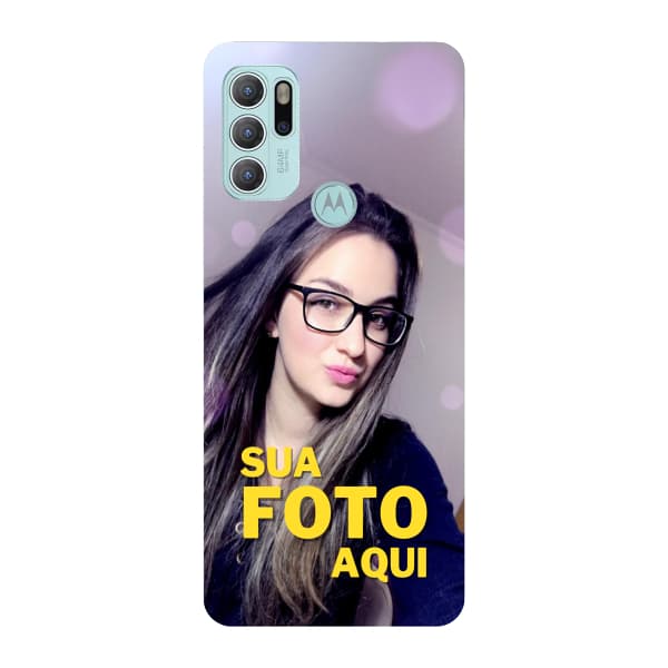 Capinha para Moto G60s Anti Impacto Personalizada - Com Foto