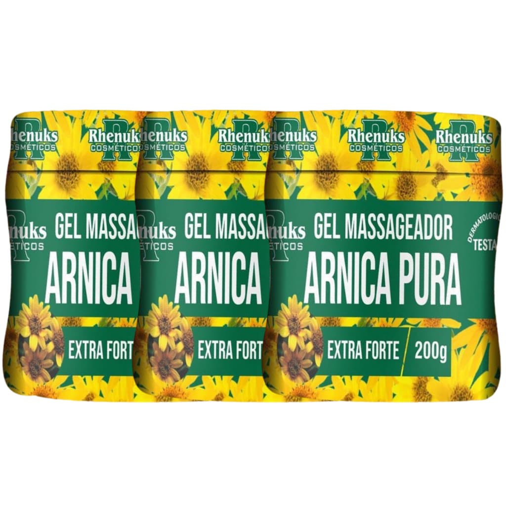 3Und Gel Massageador Arnica Pura Extra Forte 200g