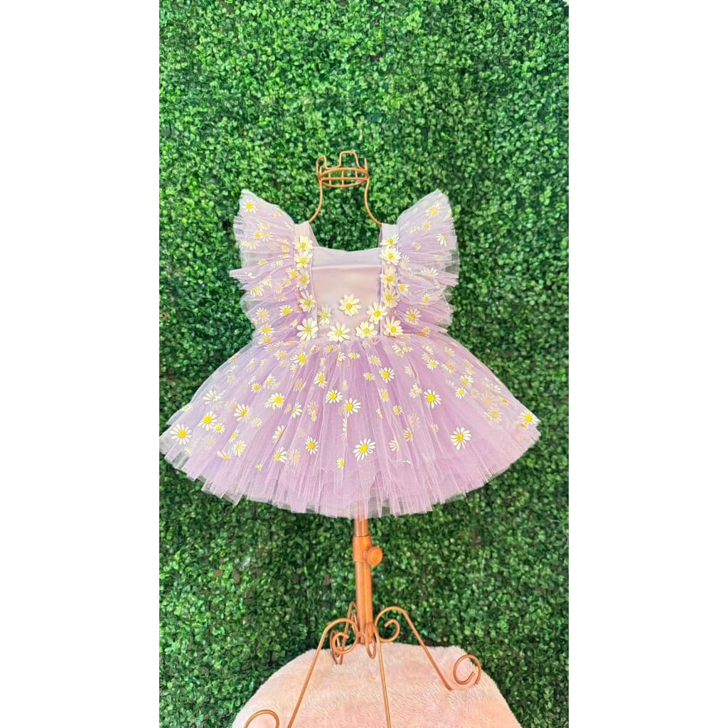 Lindo Vestido jardim das margaridas flores menina criança infantil festa aniversario diversas cores