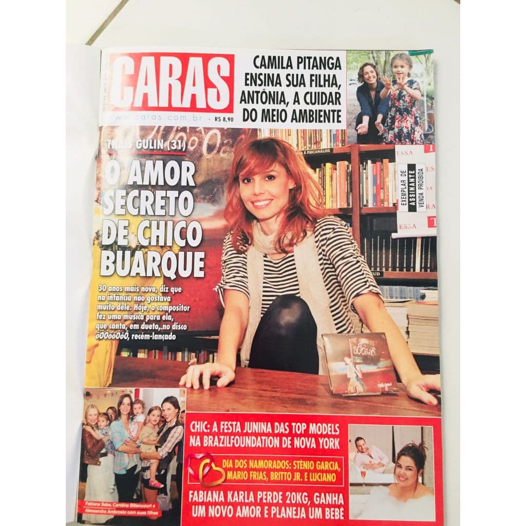 Revista Caras O Amor de Chico Buarque