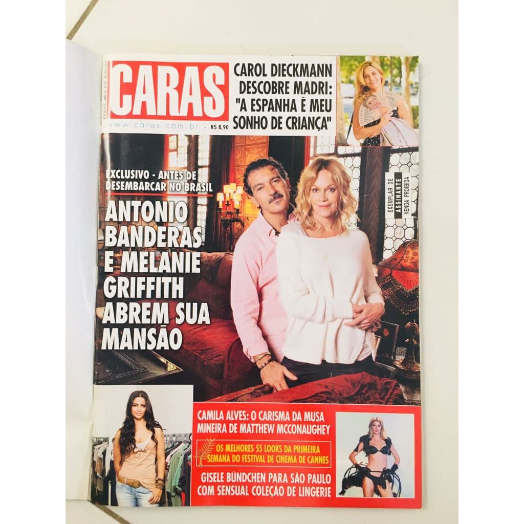 Revista Caras Antonio Banderas