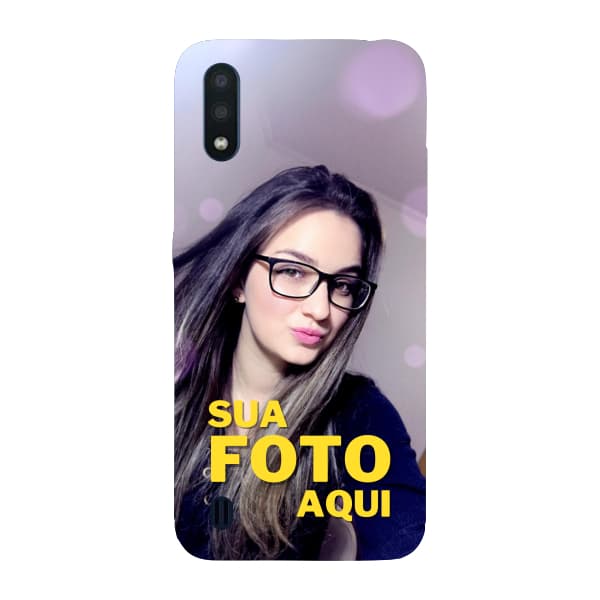Capinha para Samsung A01 Anti Impacto Personalizada - Com Foto