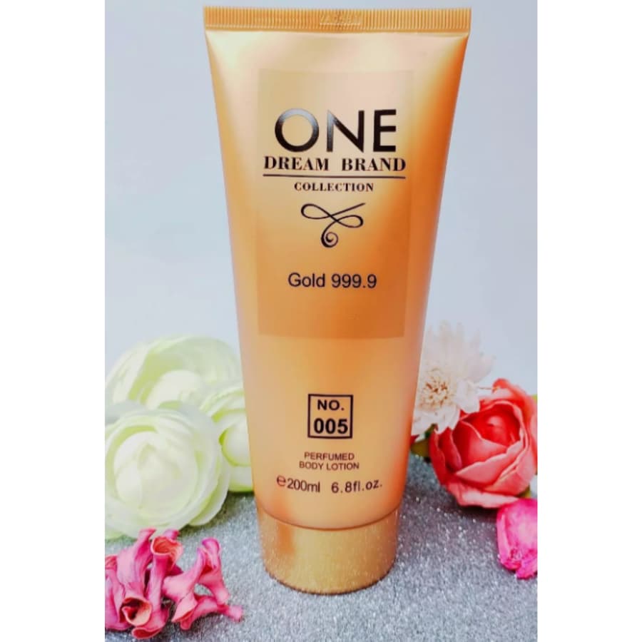 N° 005 - CREME CORPORAL PERFUMADO - ONE DREAM BRAND COLLECTION - GOLD 999.9 - N° 005 - 200ML