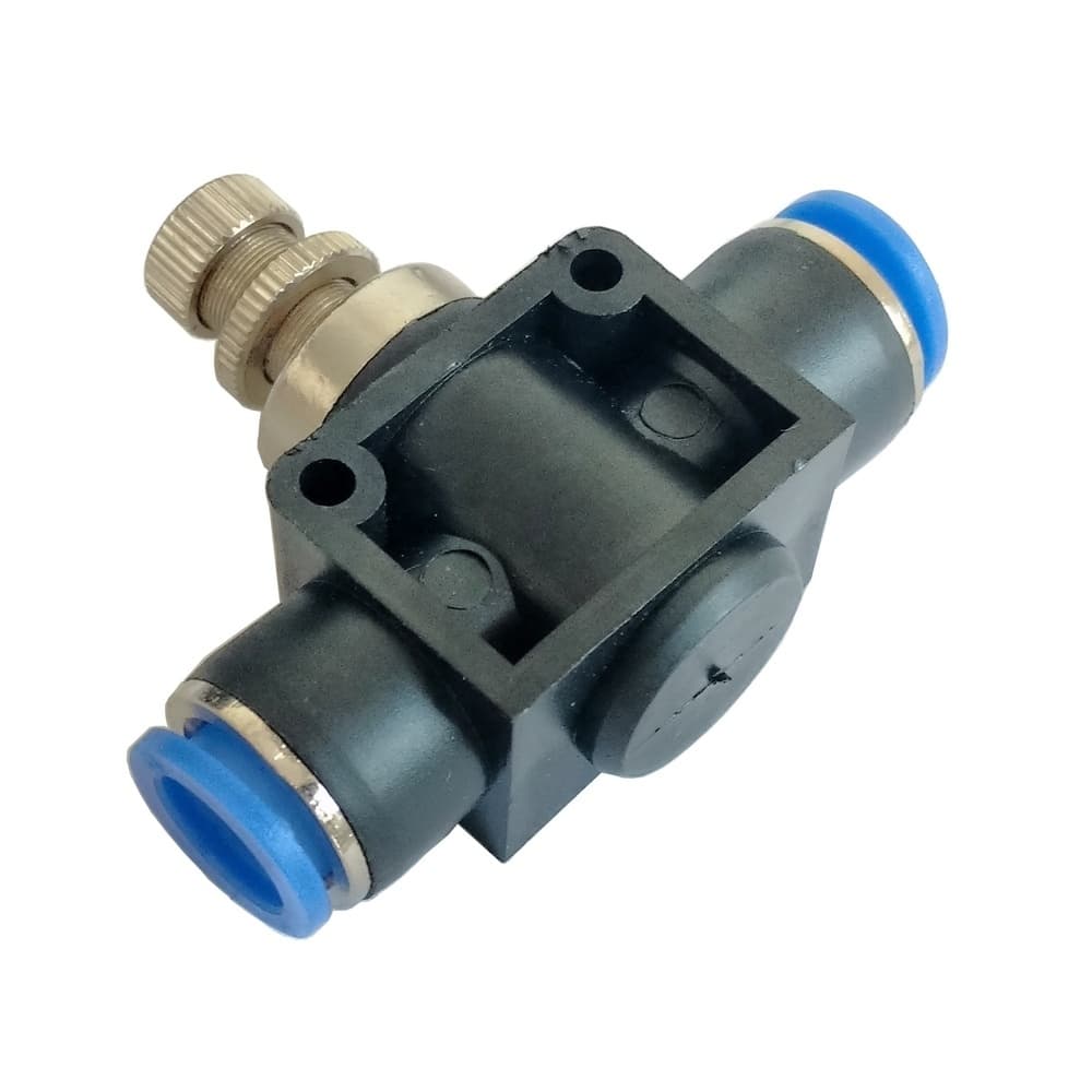 REGULADOR DE FLUXO EM LINHA PNEUMÁTICO