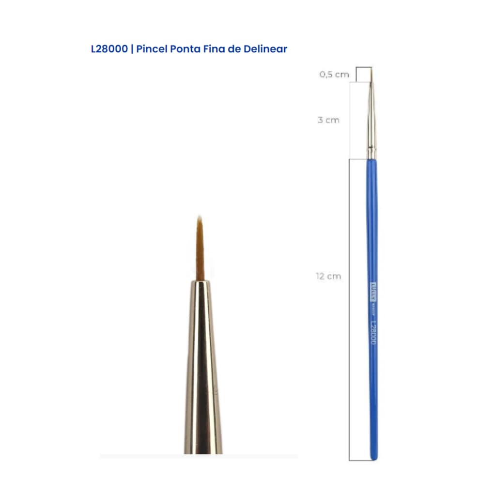 Pincel Lully Makeup L28000 - Pincel de Precisão