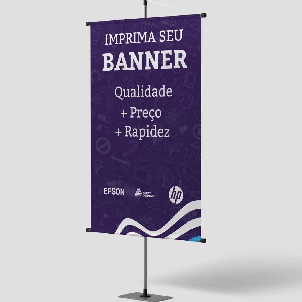 Banner Lona ou Adesivo 80 x 120 cm - Alta Qualidade - Envie sua Arte