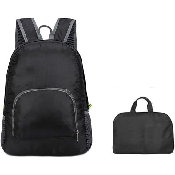 Mochila Bolsa Dobrável Impermeável Resistente A Água De Nylon Compacta De 25 Litros