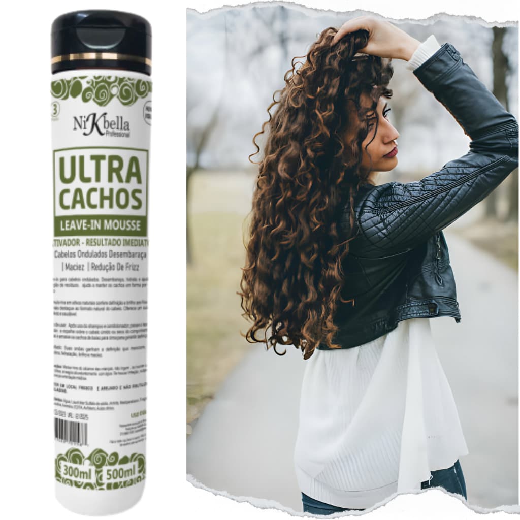 Produto Para Definir Cabelo Cacheados Ativador de Cachos Profissional 100% Natural
