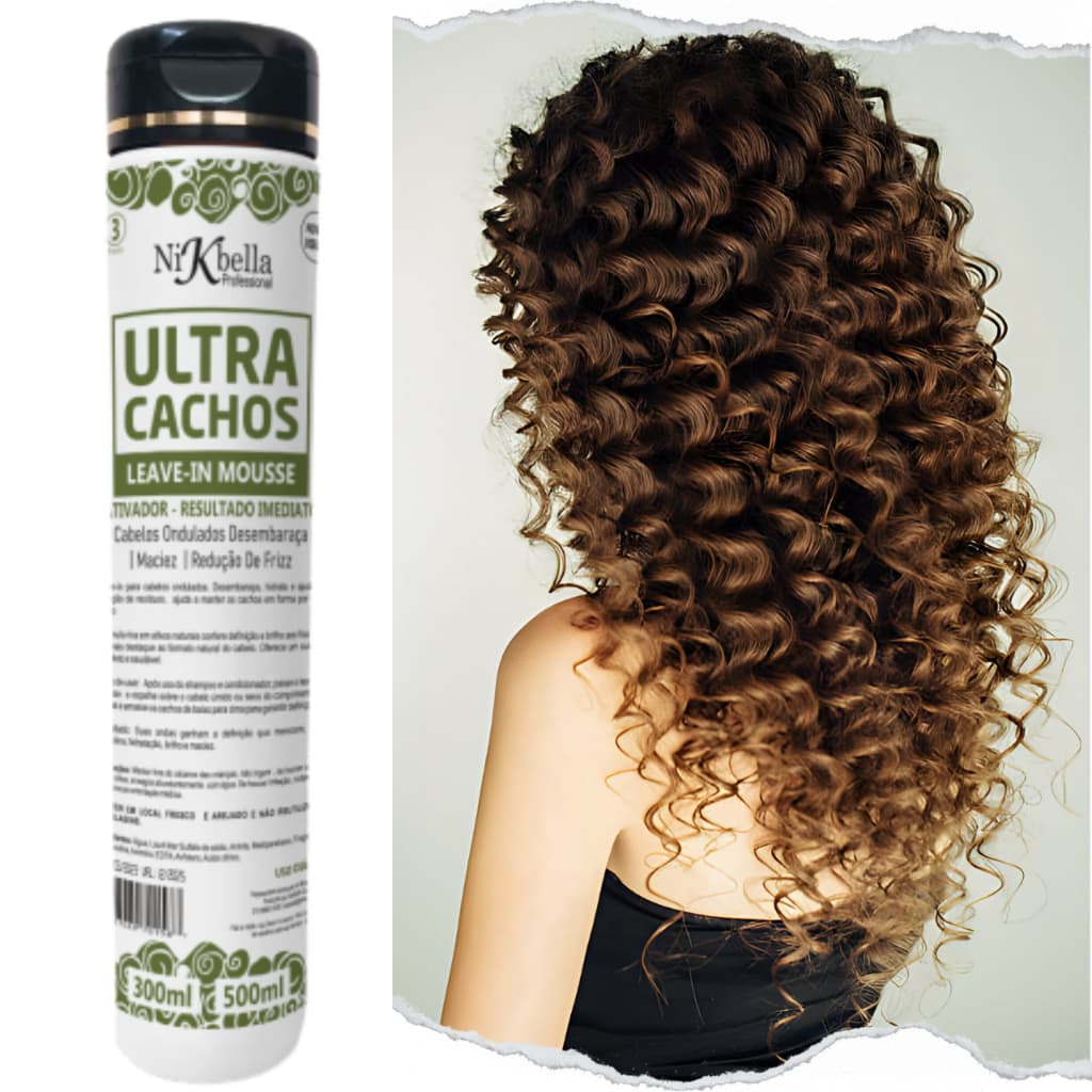 Creme de Pentear Para Cabelo Cacheado Ativador de cachos, Para Cabelo Ondulados Crespos Afro Profissional