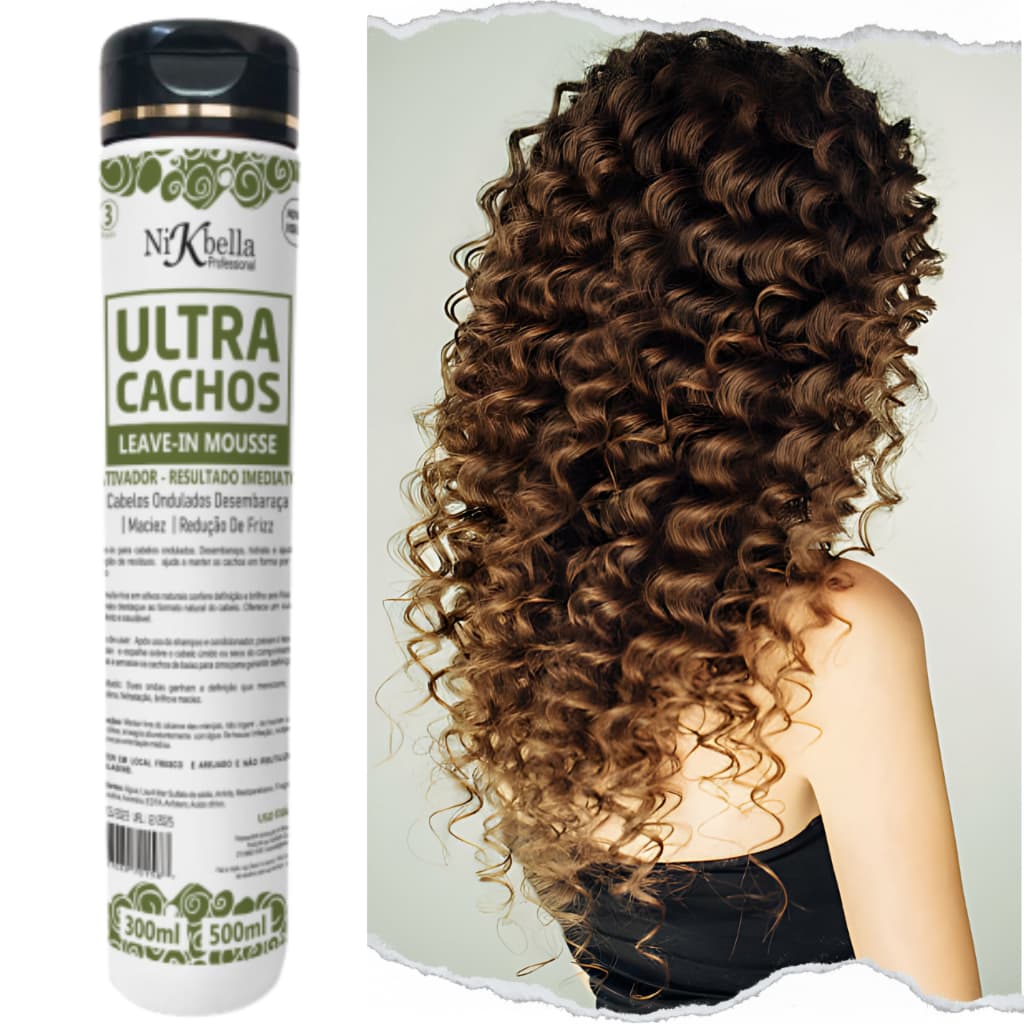 Incrível Ativador de cachos, cabelo cacheado cachos soltos definidos modelados e hidratados com mais brilho e sem frizz Profissional 100% Natural