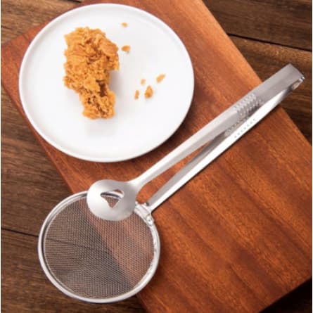 Escumadeira Para Fritura Com Pegador Inox 28,5cm