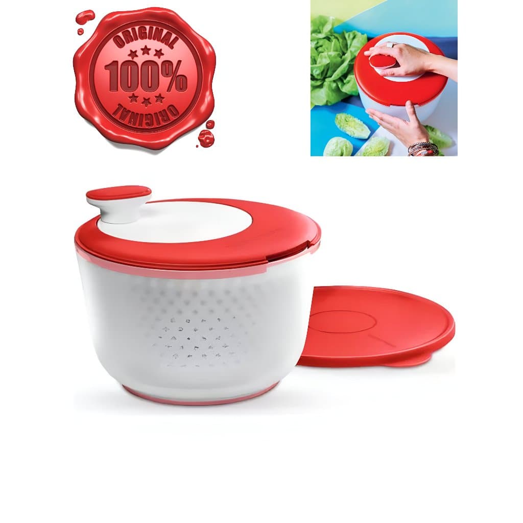 Tupperware Secadora De Salada Centrífuga | Rápido & Prático 3.9 litros