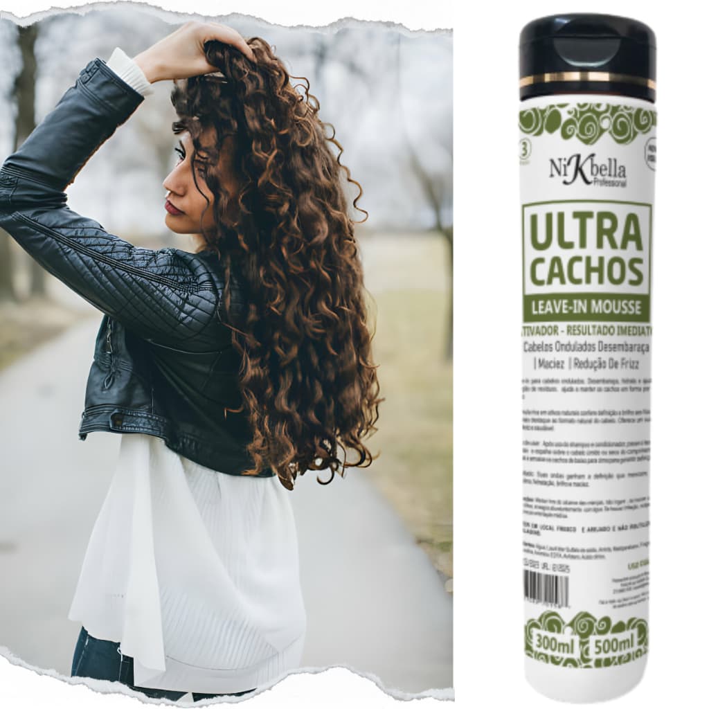 Mousse umidificador E ativador de cachos produto original para cabelo cacheado Profissional natural