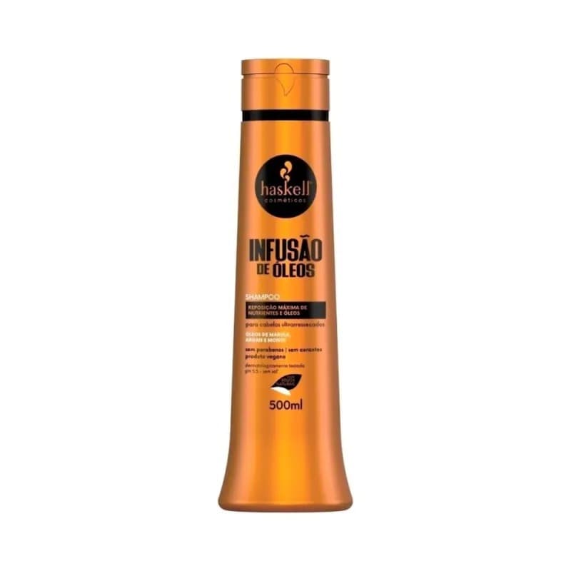 Shampoo Infusão de Óleos Haskell - Para Cabelos Ultrarressecados