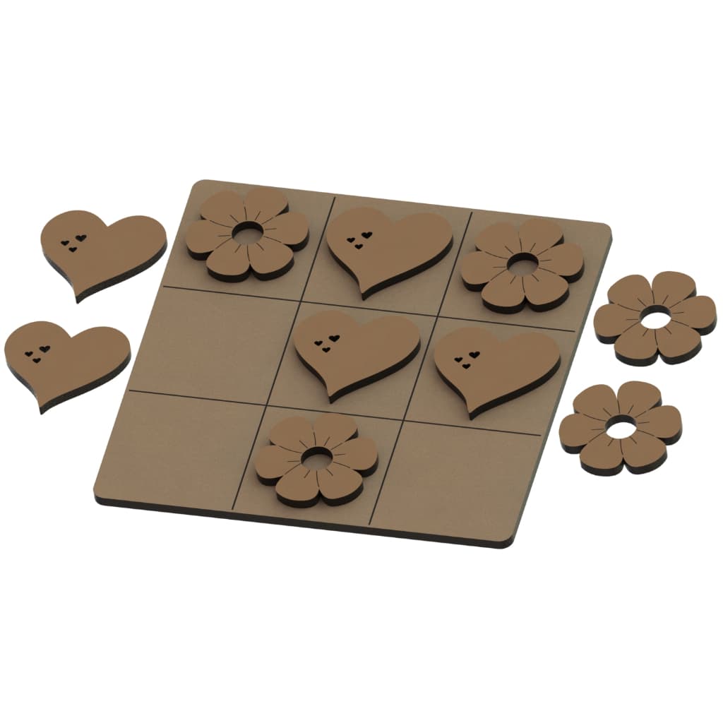 100 Jogos da velha dia das mães em MDF 10cm tabuleiro brinquedo presente lembrancinha kit