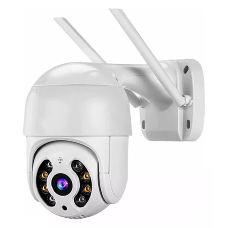 Camera Ip A8 Wifi Externa Hd Sensor De Movimento Ptz Speed Dome a Prova Agua Zoom 2 Antena