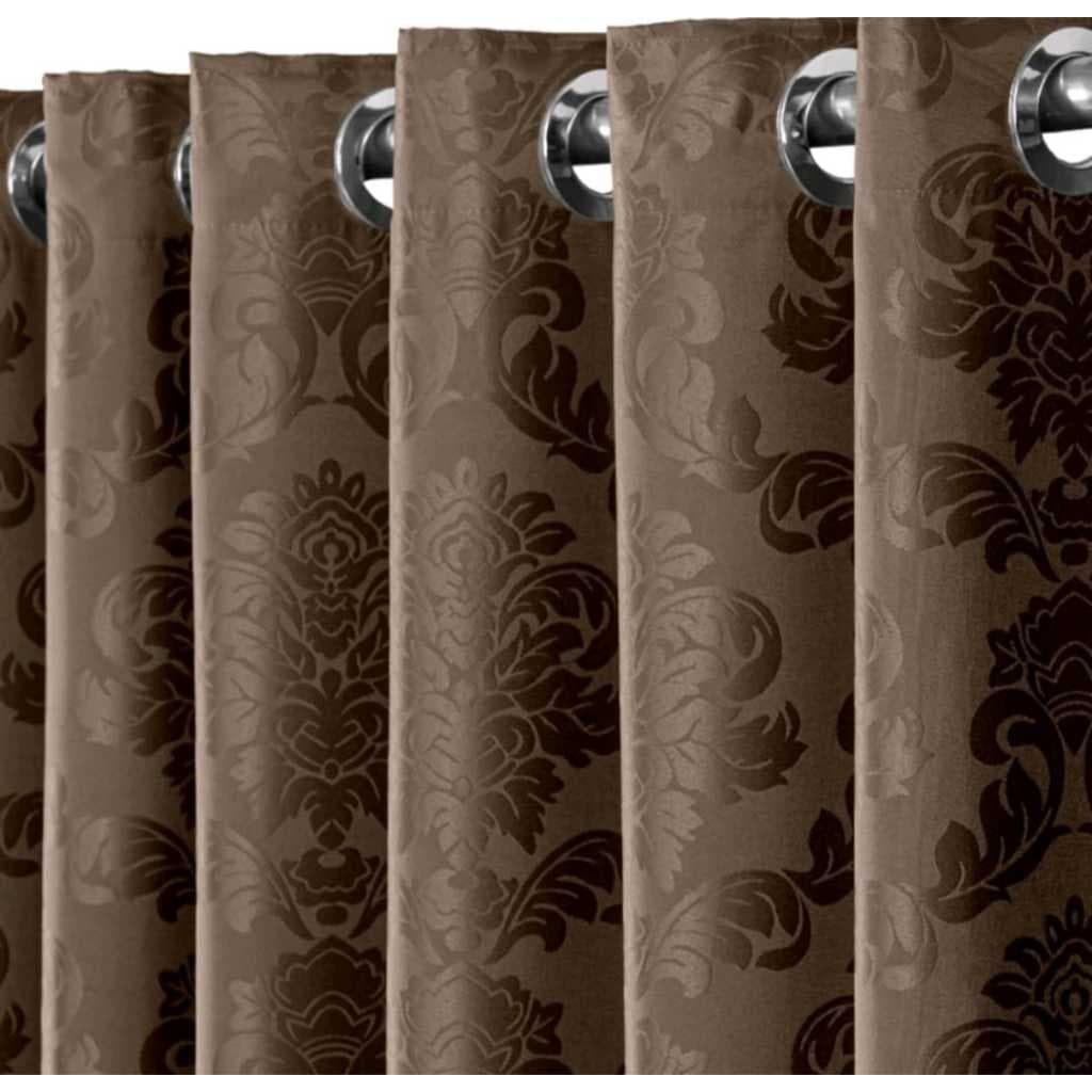 Cortina Jacquard Sala  E Quarto  2 70m X 2 50m Tecido Luxo