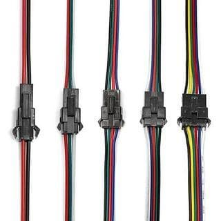 10 x Conector de engate rápido 2 vias 3 vias 4 vias 5 vias 6 vias conector de pressão Macho Fêmea