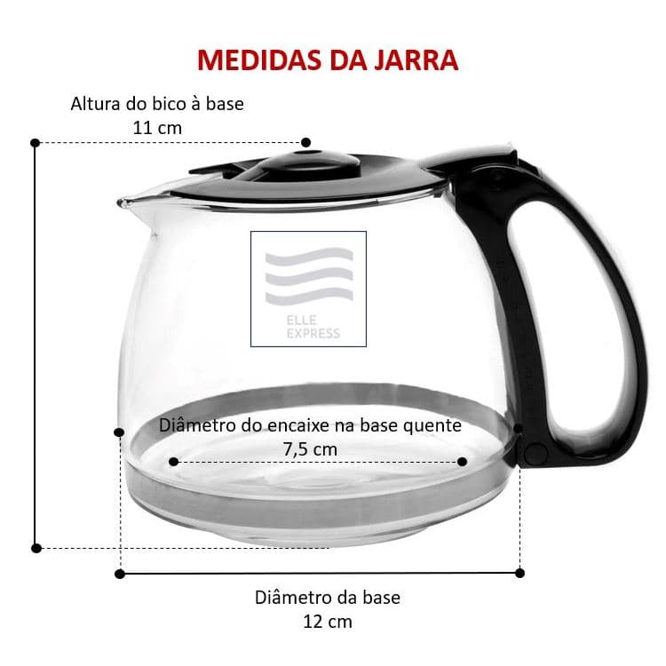 Jarra para Cafeteira Pratic 20 Mondial Modelo Original