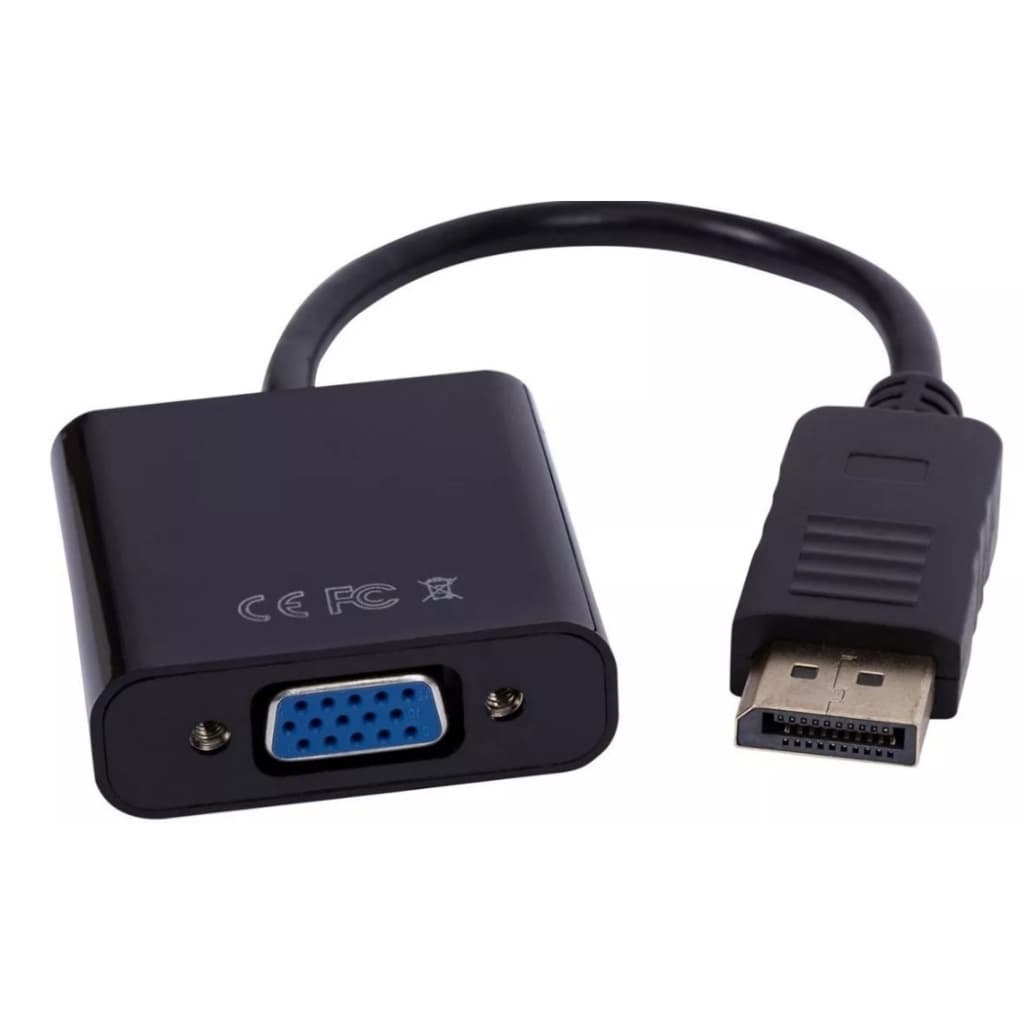 Cabo Adaptador Conversor Vídeo Displayport Para Vga