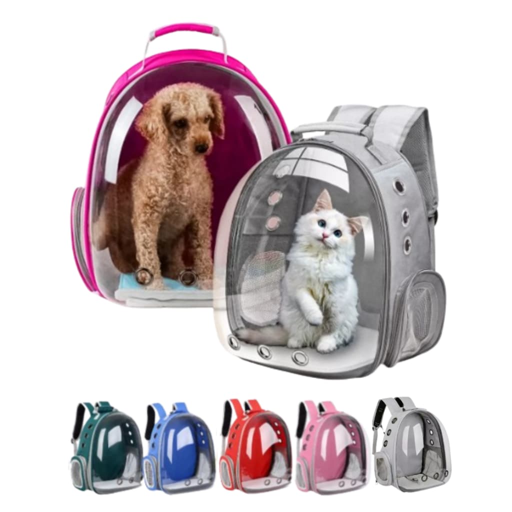 Mochila Transporte para Cachorros e Gatos Com Visão Panorâmica Astronauta Unidade