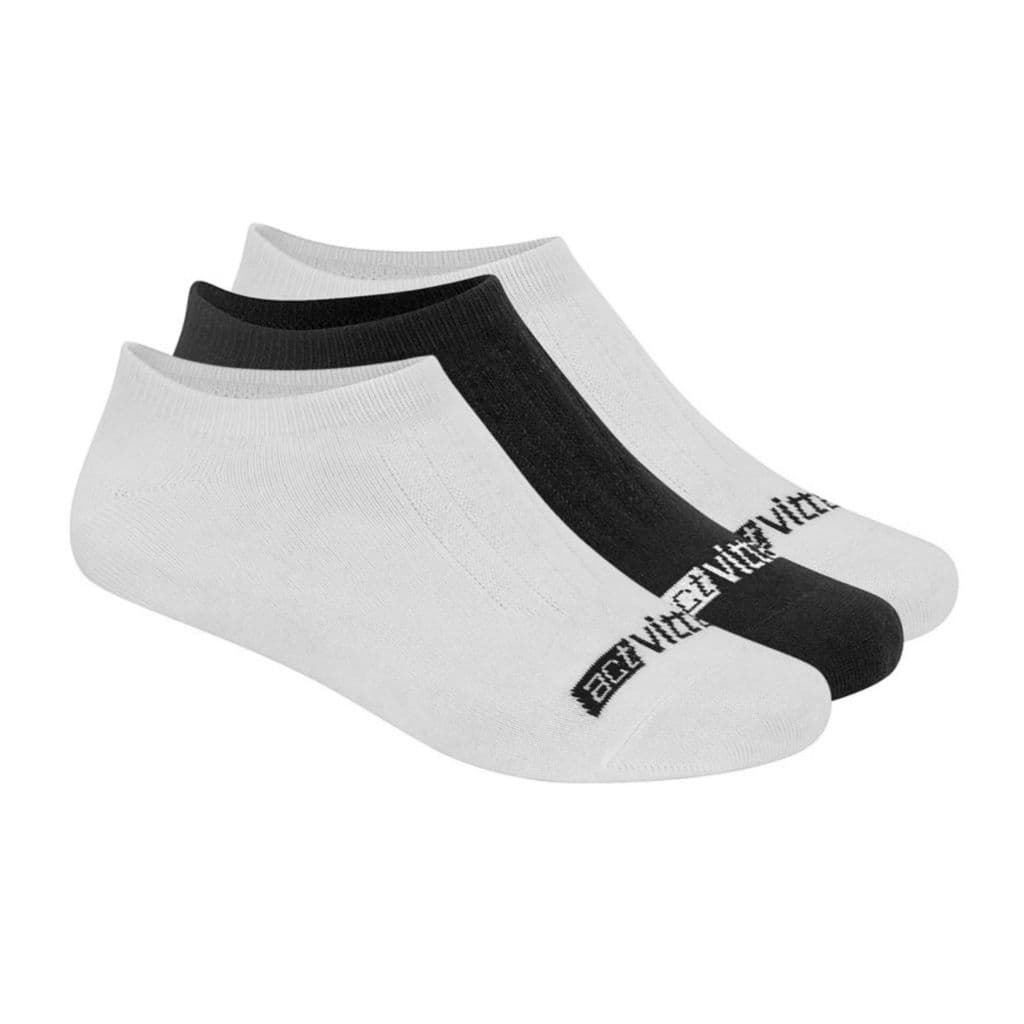 KIT MEIA UNISSEX ACTVITTA ALGODÃO COM 3 PARES INVISÍVEL/CANO CURTO/SAPATILHA