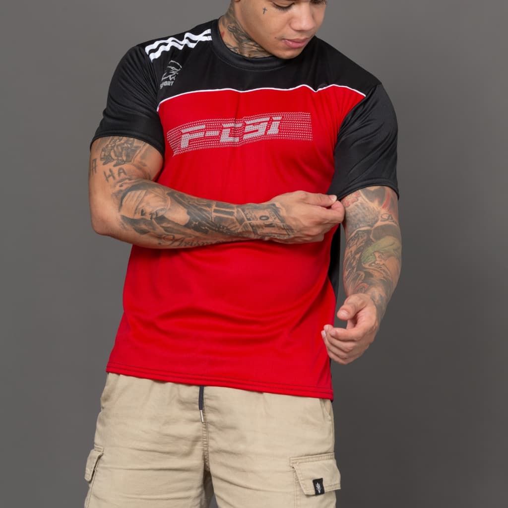 Camiseta Dry Fit Masculina 100% Poliester Casual Treino Academia Esportes Exercícios Corrida Fit