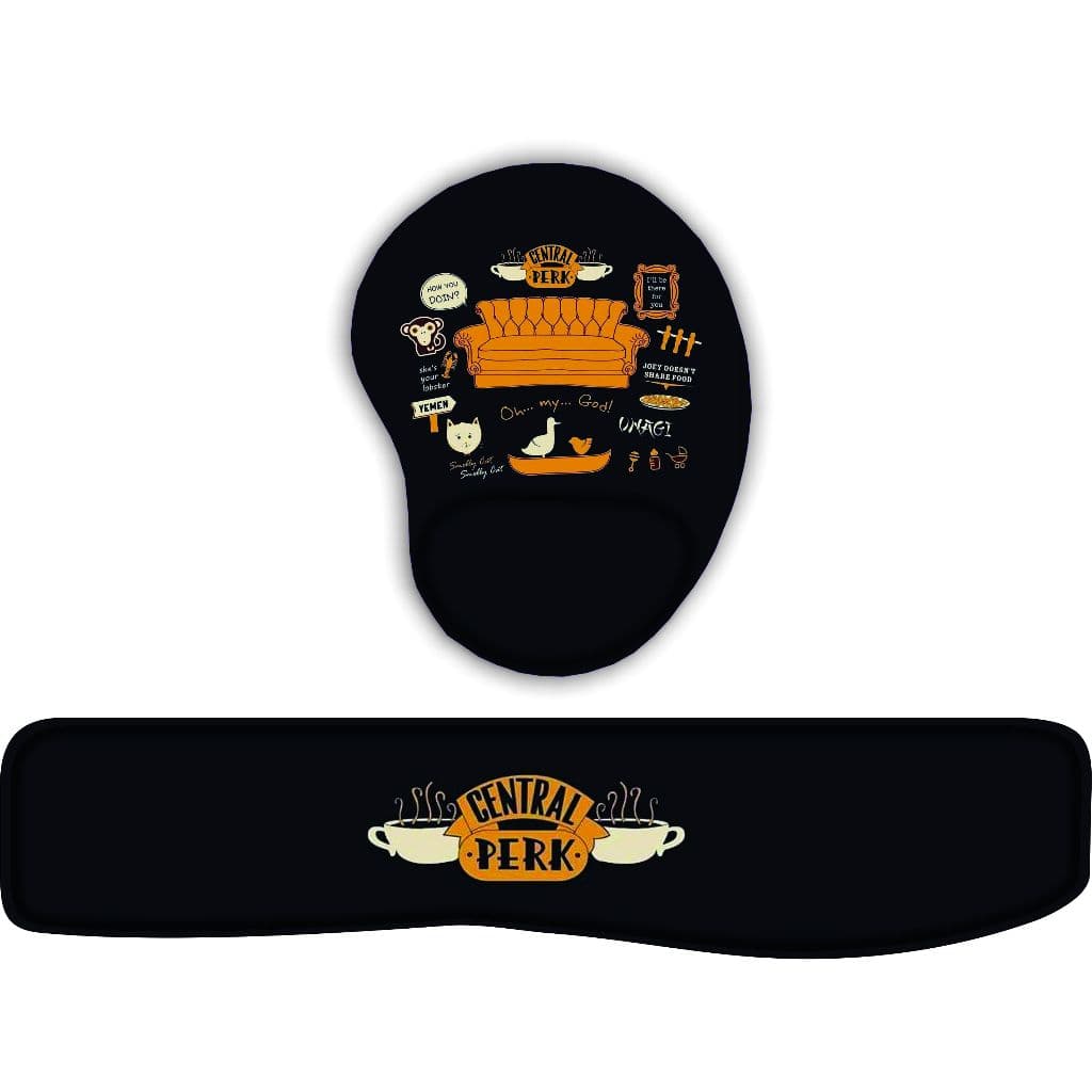Kit Mouse Pad + APoio de Teclado Central Pekr