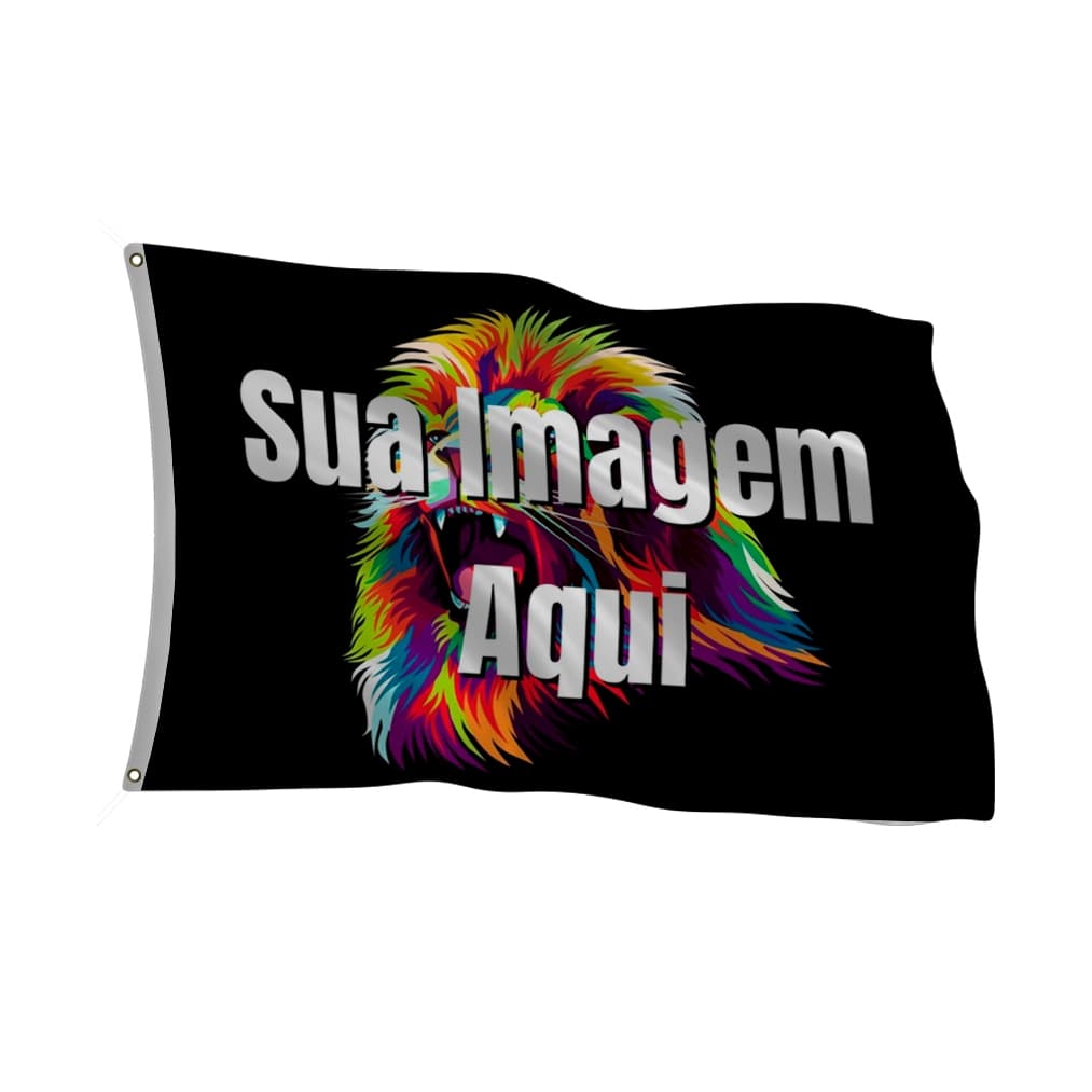 Bandeira Sua Imagem Personalizada Logo Time Futebol Varzea