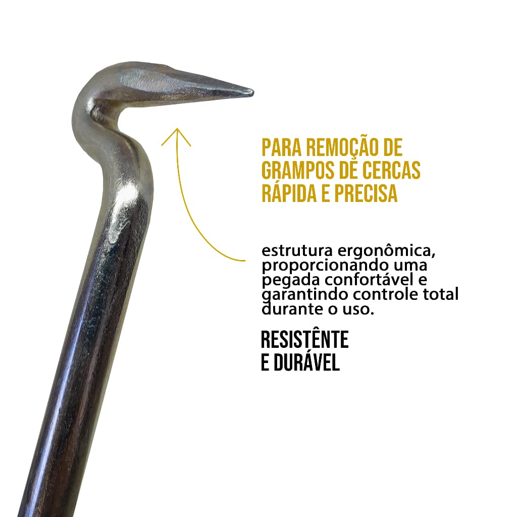 Arrancador de Grampo de Cerca 3/8" Galvanizdo TARZA
