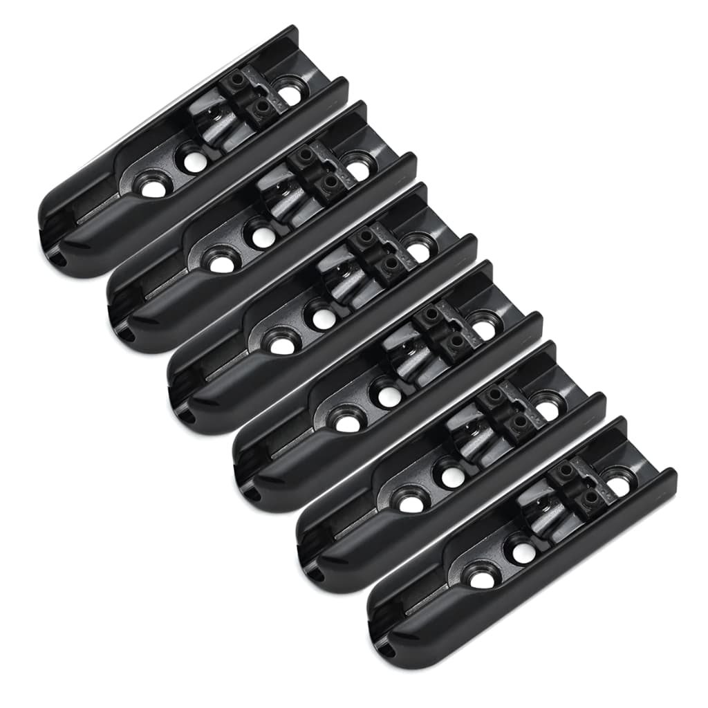 Kit De Ponte Monorail Para Contra Baixo 6 Cordas Preta