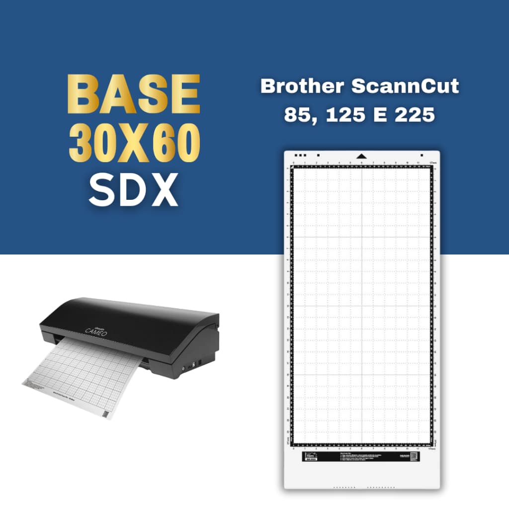 Base de Corte 30x60 Para Plotters Brother ScannCut SDX 85, 125, 225 Com Cola