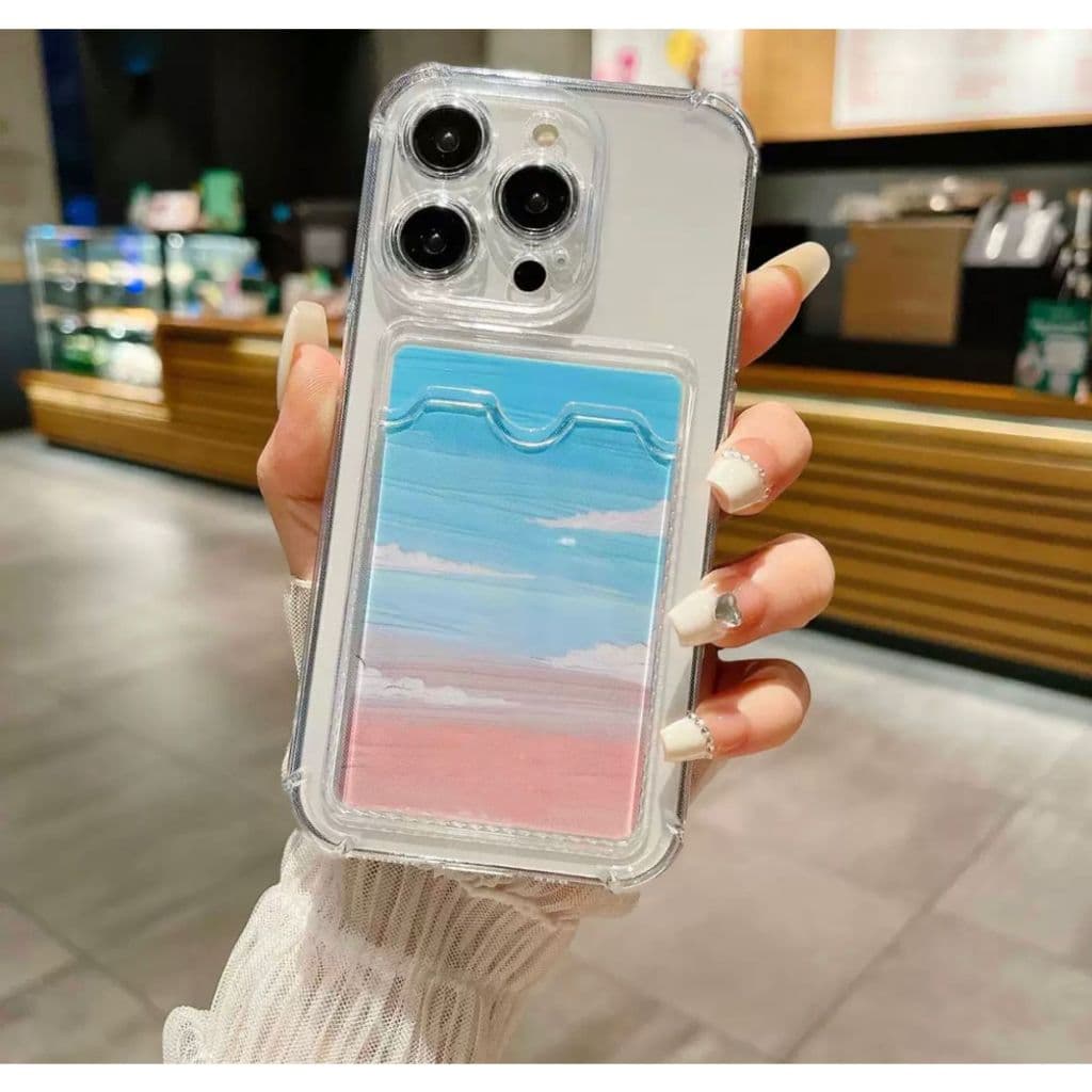 Capinha Capa Case Porta Cartão Anti impacto Luxo Para Todos Iphone 11/ 12/ 13/ 14/ 15/ 16 Pro Max