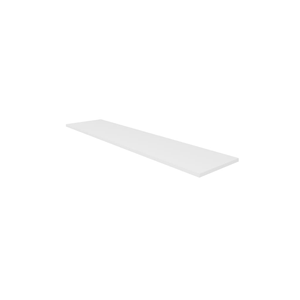 Prateleira Flutuante 120x15 MDF 25mm Branco + Suportes Invisíveis