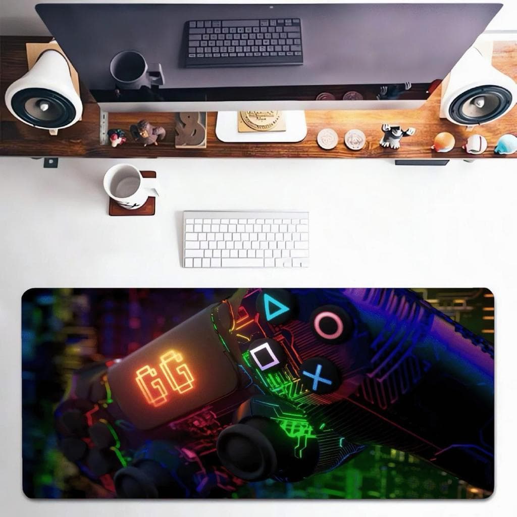 Mouse Pad Gamer 30X70 Com base anti derrapante e com varias cores de jogos filmes etc novidade!