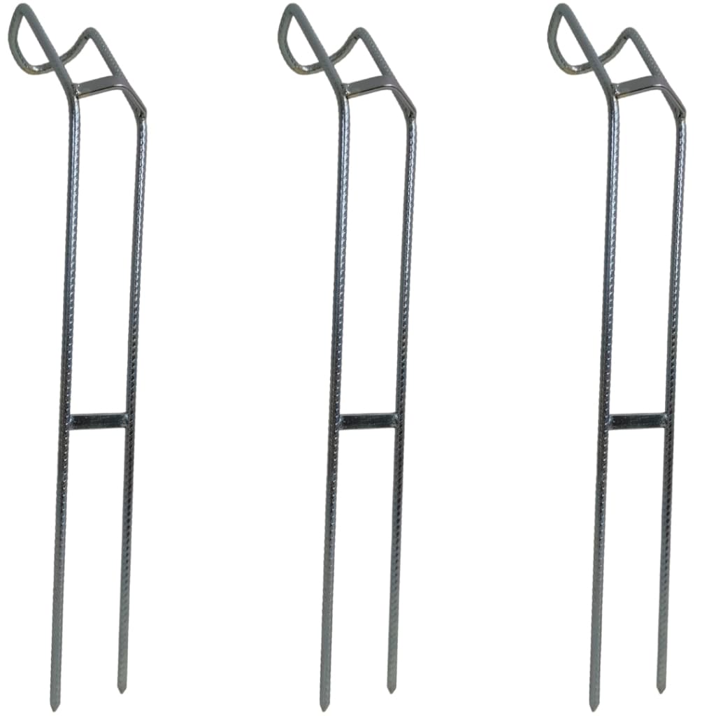 Kit 3 Suporte De Vara Para Pescaria Suporte Vara Ferro Reforçado 4,5MM 26Cm