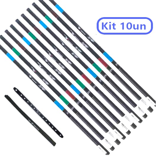 Kit pesca Completo 10 Vara Telescopica 1,80m Atacado Revenda Caniço de Pesca + Enrolador de Linha Gratis Carbono Vara Barato Leve Pescaria Retratil Promoção Tilapia Lambari Piau Pescar Pescador