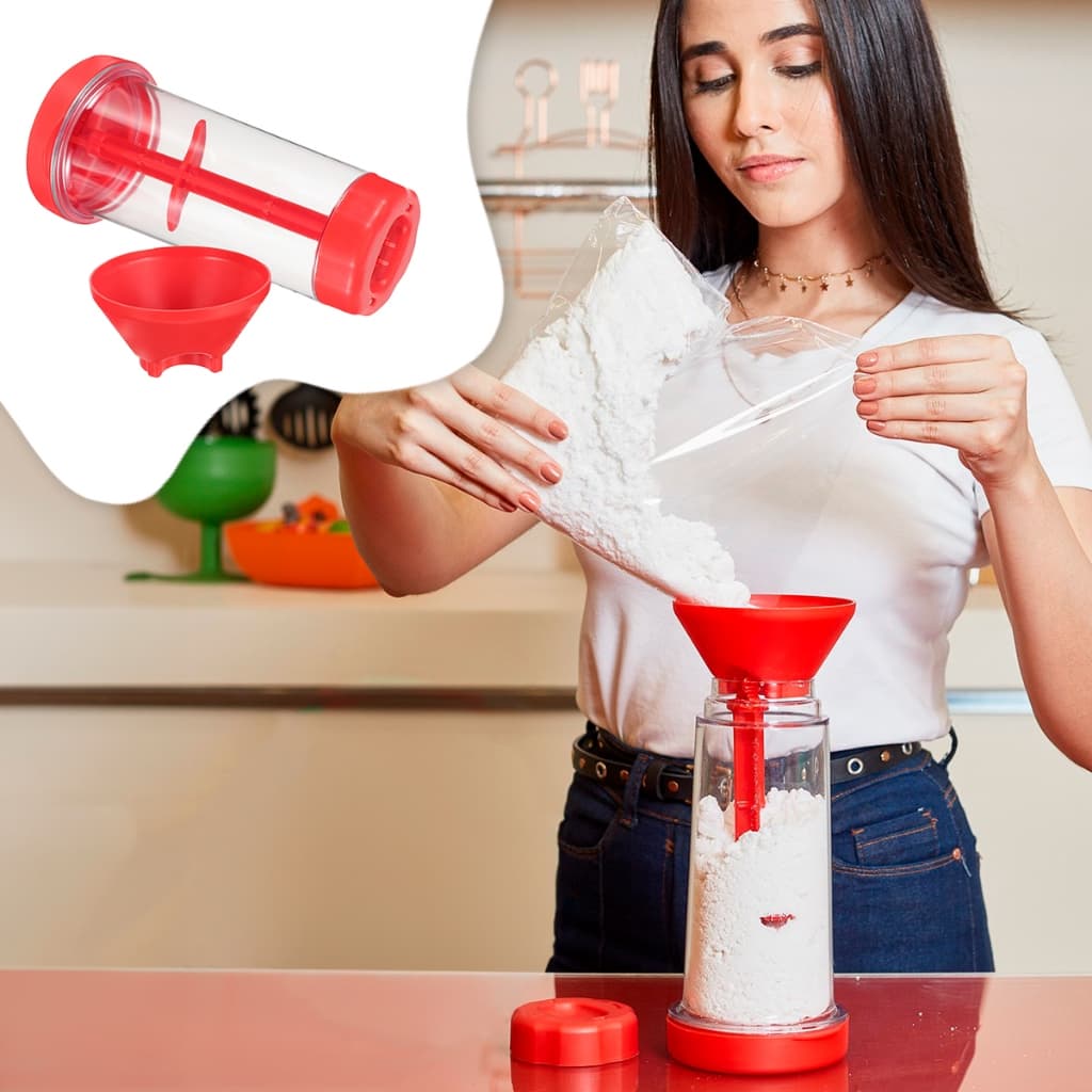 Tapioqueira Peneira Polvilhador Beiju Farinha Armazenar Utensilio Cozinha Novidade Lançamento