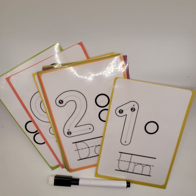 NÚMEROS CARDS com caneta